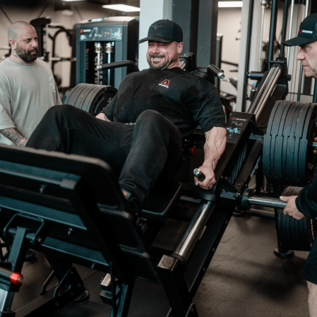 Atlantis machines at Iron Lore Gym, Beaumont, AB