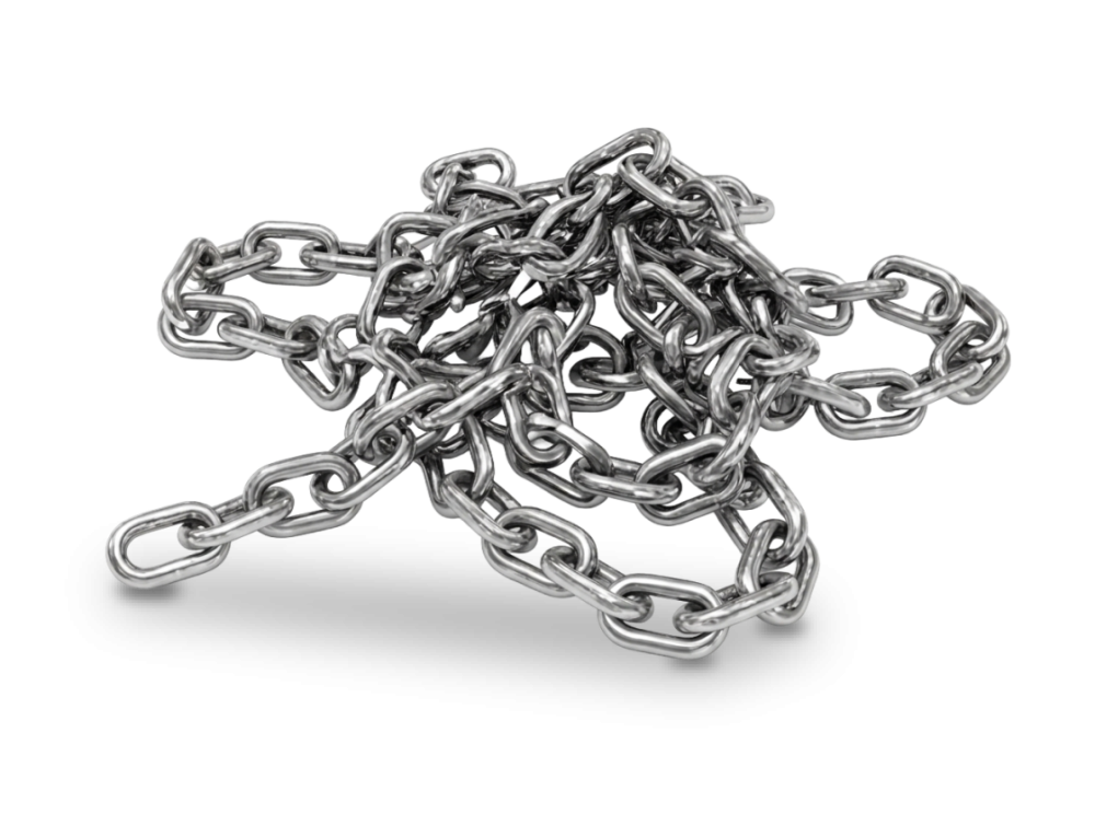 Steel chain, view 1