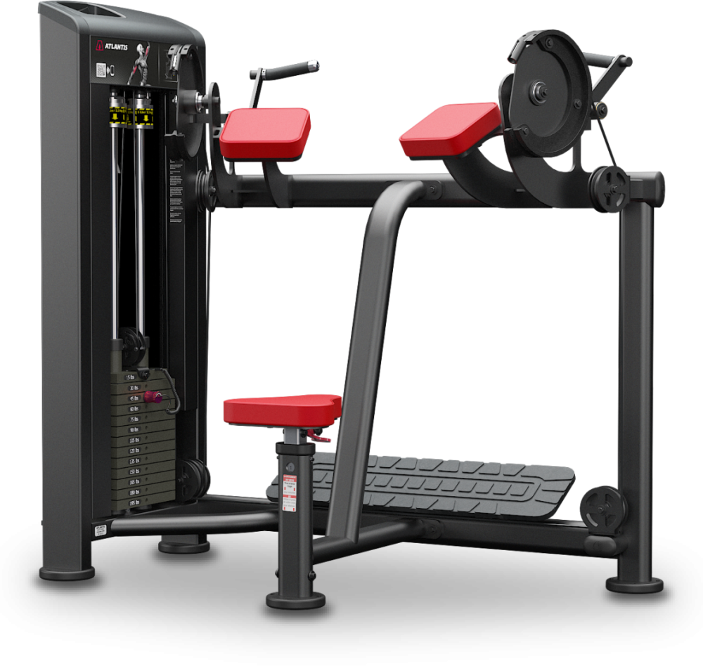 Horizontal biceps isolator, view 1