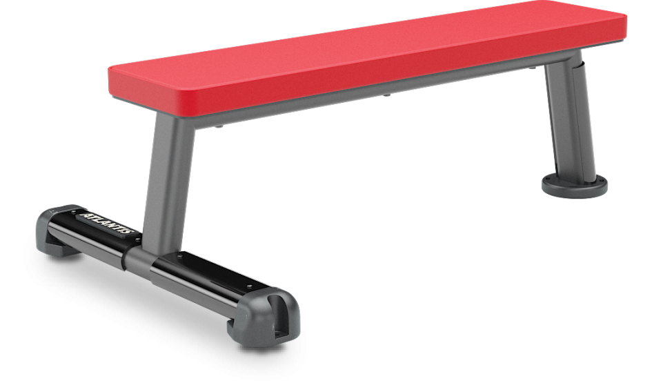 Flat bench, view 1