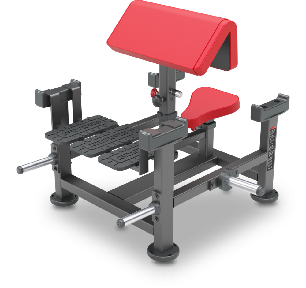 Poliquin seated preacher curl, view 1