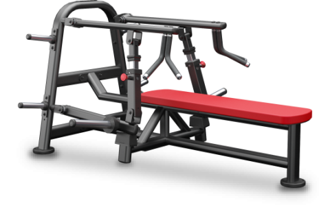Lying converging bench press