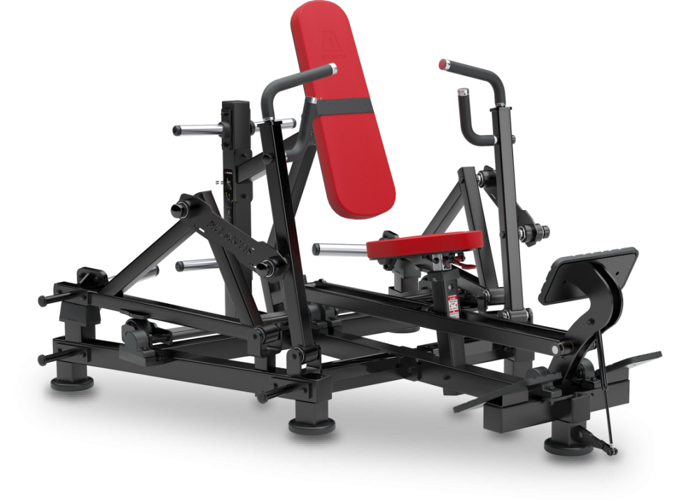 Decline vertical chest press, view 1