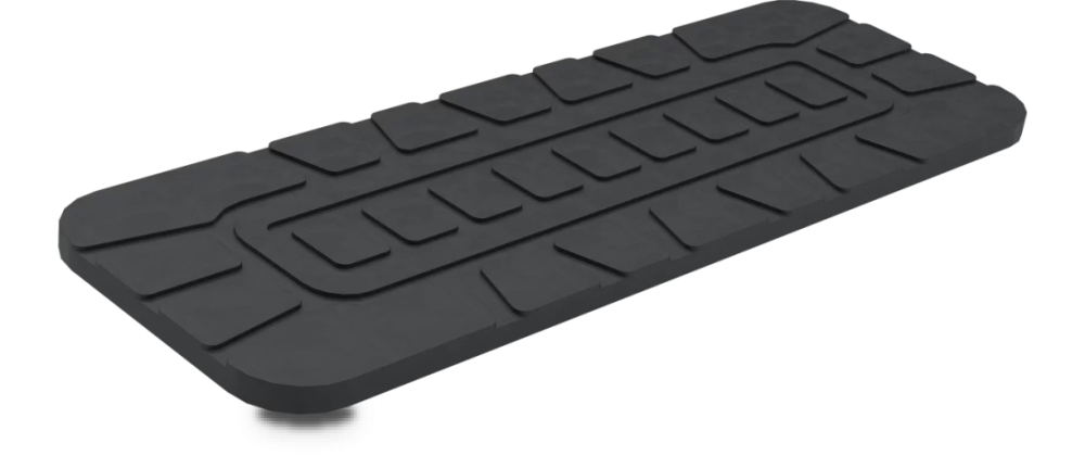 Heel raise platform, view 1