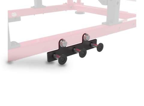 Retractable resistance band pegs - bottom (pair)