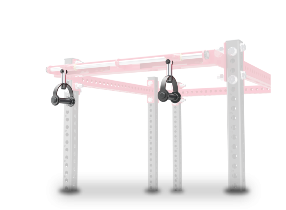 Rotating handle pull-ups, view 1