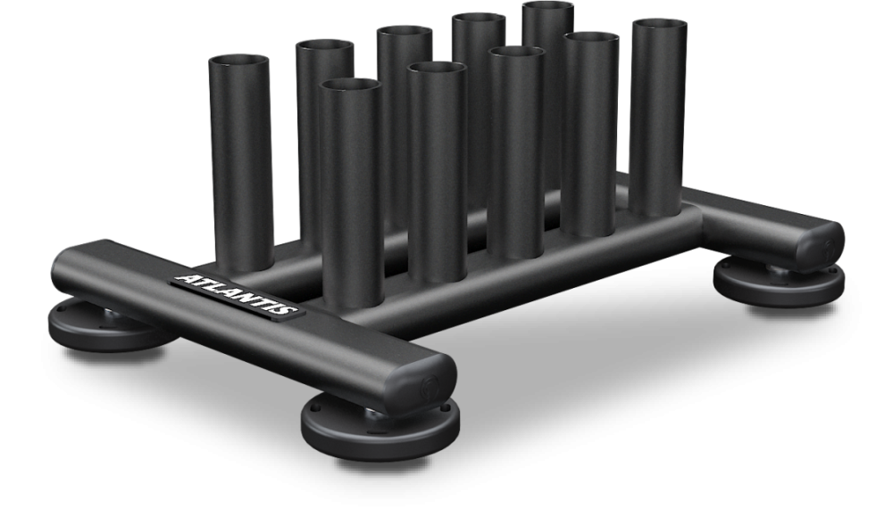 Olympic bar holder, view 1