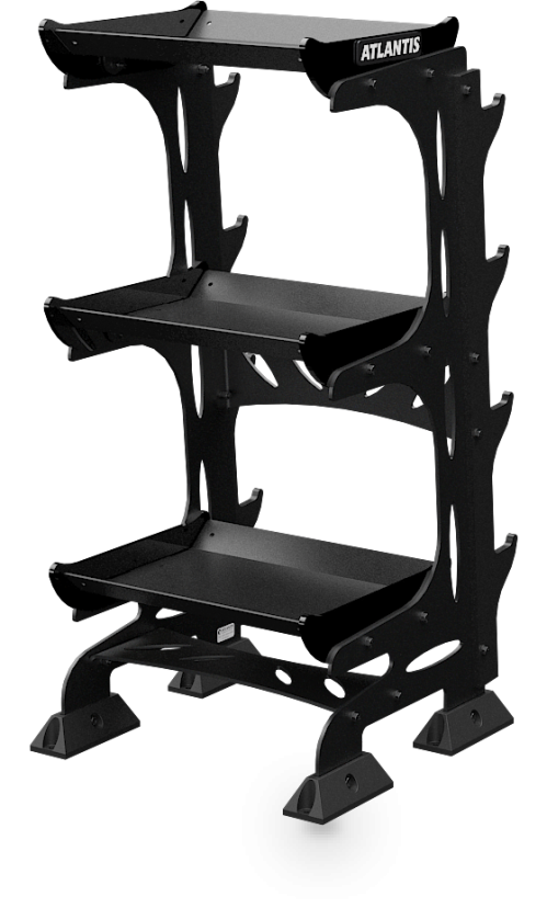 Accessory rack, view 1