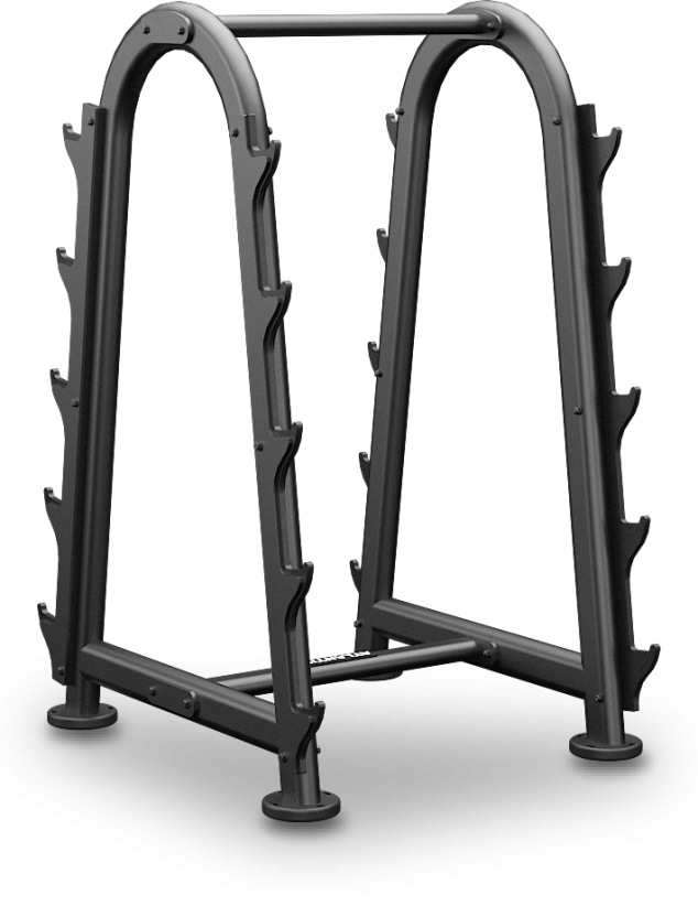 Barbell rack, view 1