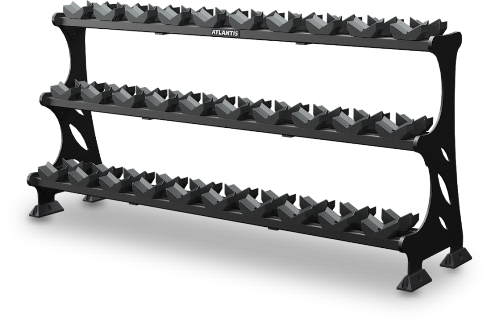 Hex dumbbell rack (15 Pairs), view 1