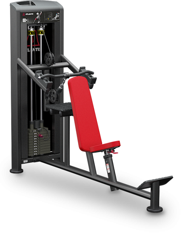 Overhead triceps (cable motion), view 1