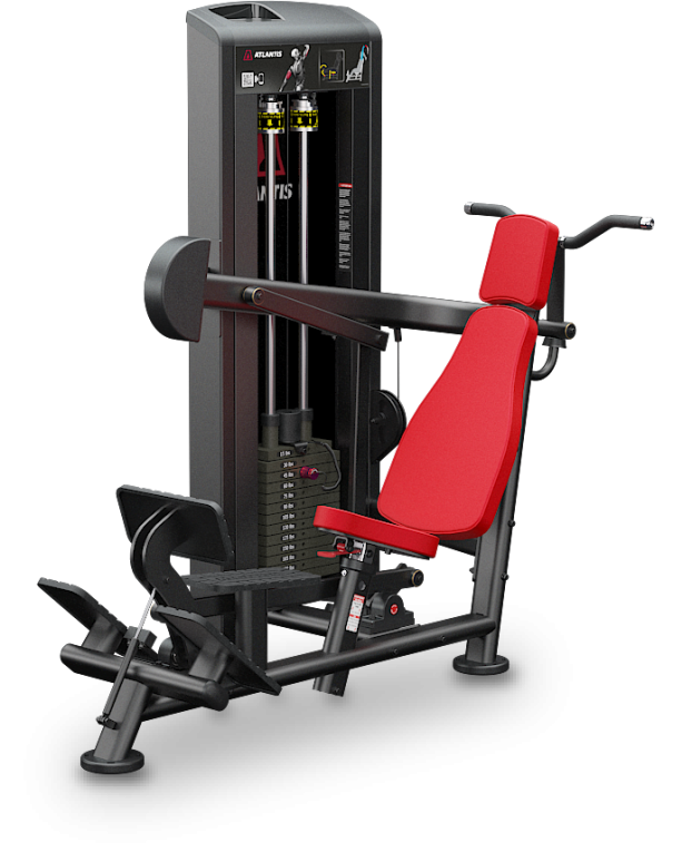 Overhead triceps, view 1