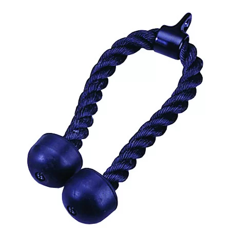 Pro pressdown rope with rubber ends, view 1