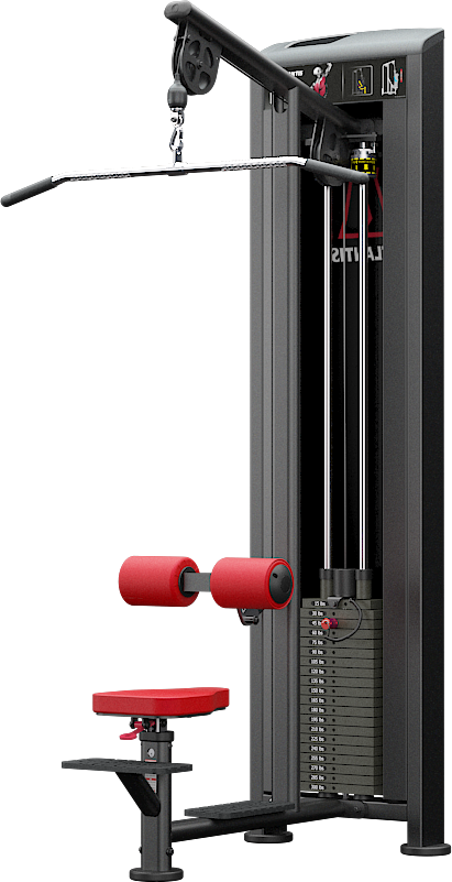 Lat pulldown, view 1