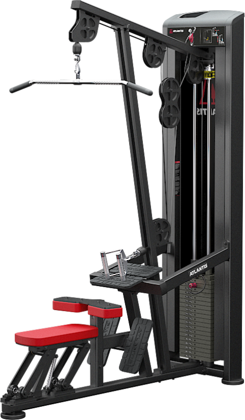 Lat pulldown and low row combo D438