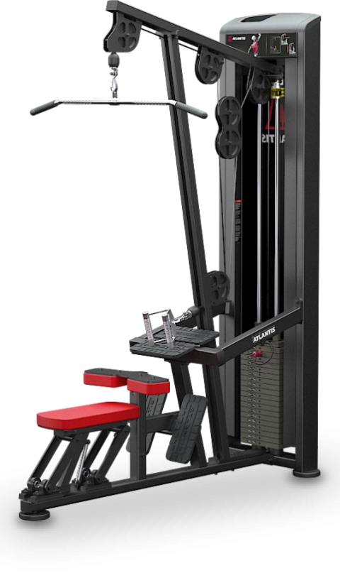 Lat pulldown/ Low row combo (heavy stack)
