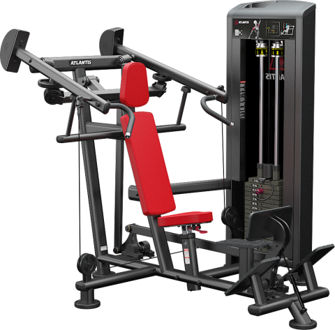 Converging shoulder press