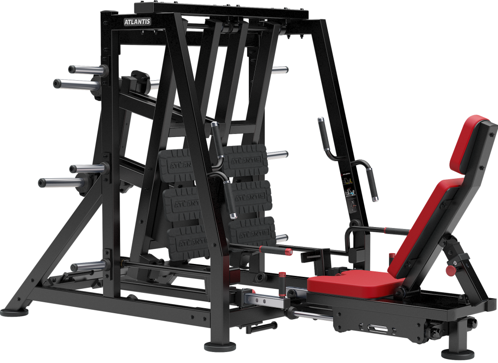 Unilateral leg press pro, view 1