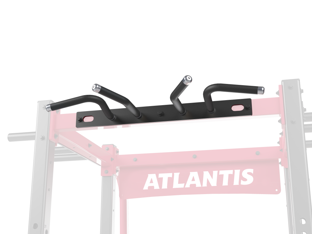 Four handle pull-up bar, view 1