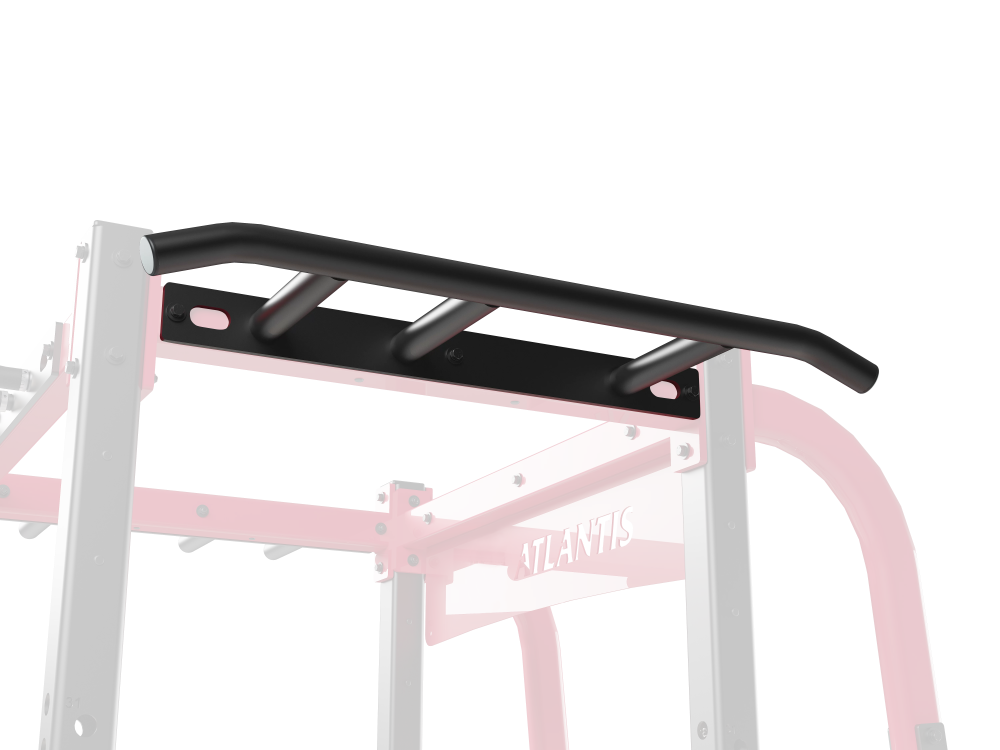 Cambered / neutral fat grip pull-up bar, view 1
