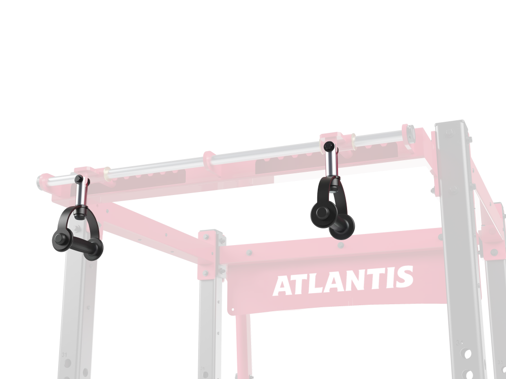 Rotating handle pull-ups, view 1
