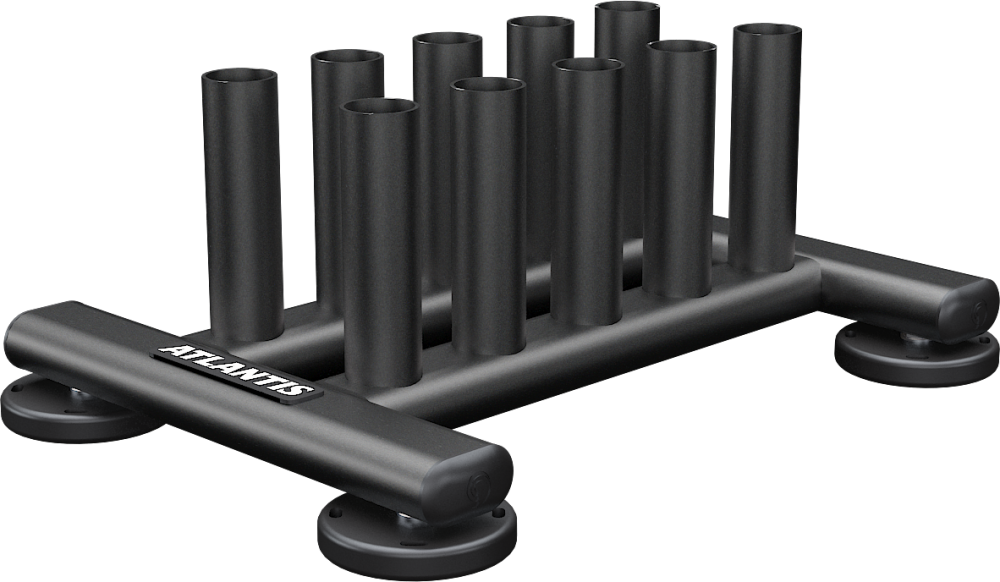 Olympic bar holder, view 1
