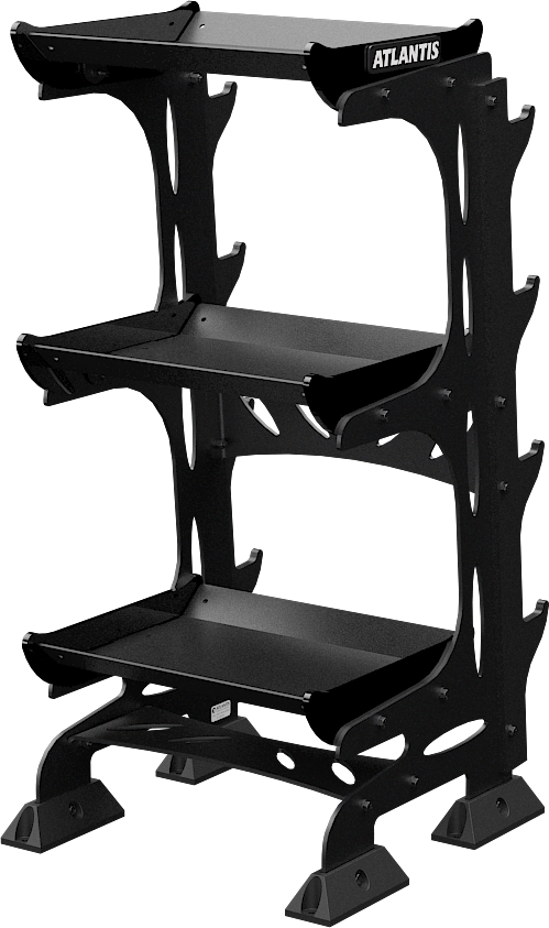 Accessory rack, view 1