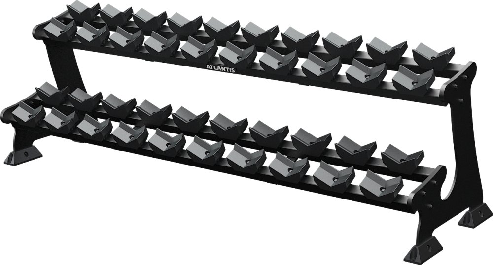 Hex dumbbell rack (10 Pairs), view 1