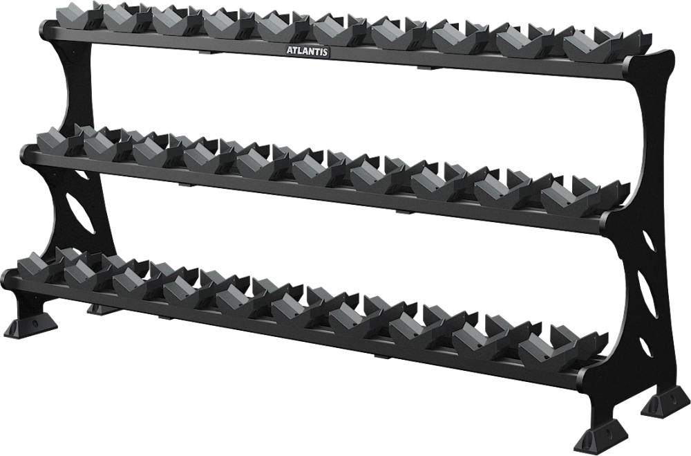 Hex dumbbell rack (15 Pairs), view 1