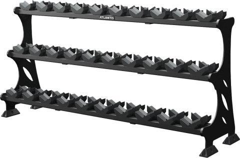 Hex dumbbell rack (15 Pairs)
