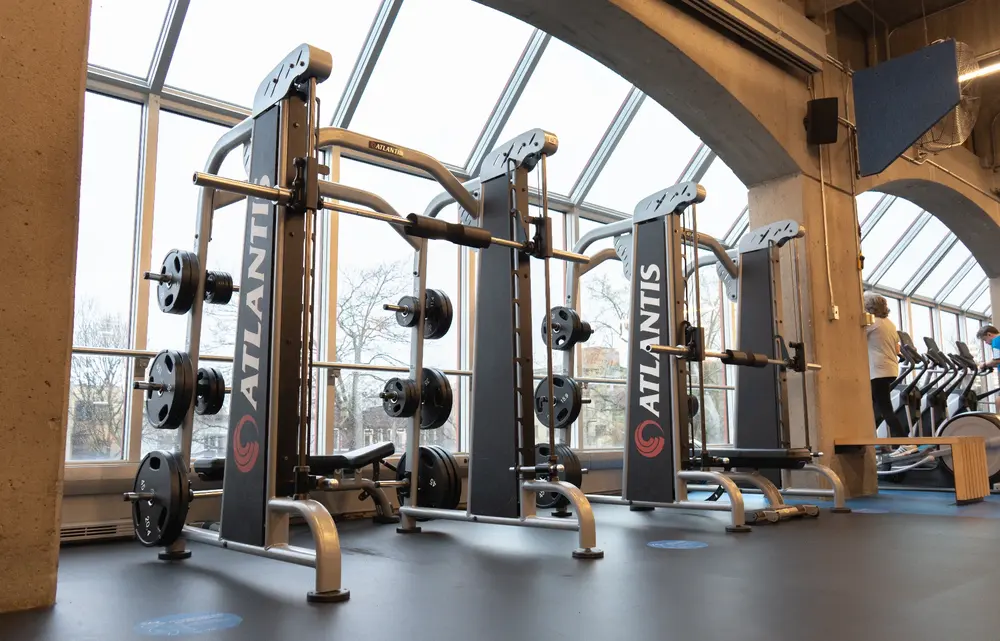 Weight training area at Université de Montréal